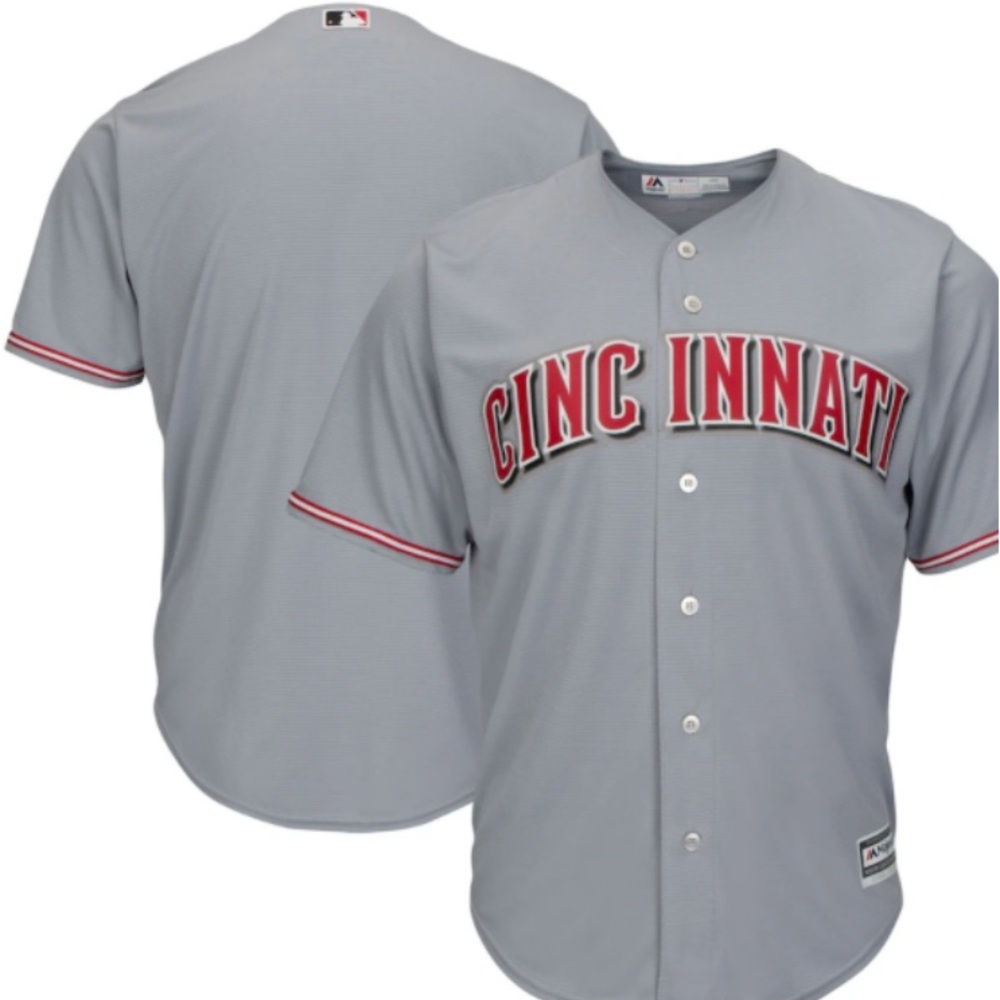 NWT Nike MLB Cincinnati Reds Road Jersey/Hat Bundle- Gray